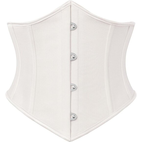 Women\'s White Corset Belt Wide Waist Lace Up Pirate Accessories Belt main image 5